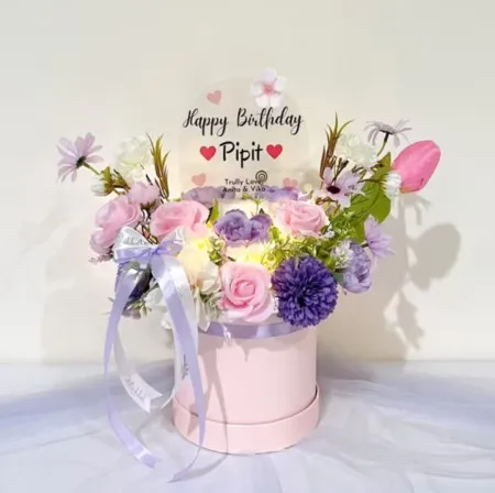 Bloom Box Akrilik Ucapan Ulang Tahun Dukuh Atas